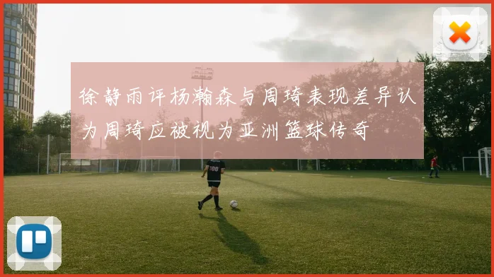 徐静雨评杨瀚森与周琦表现差异认为周琦应被视为亚洲篮球传奇